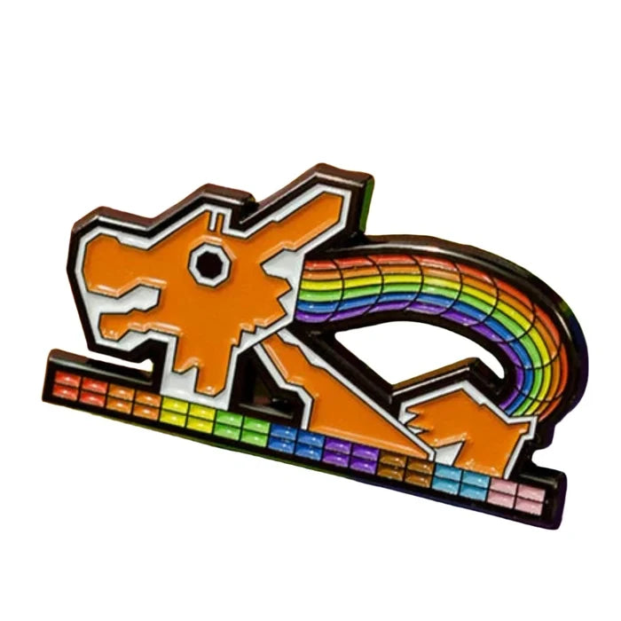 PROUD ZEBRA Singapore Dragon Playground Rainbow Pin