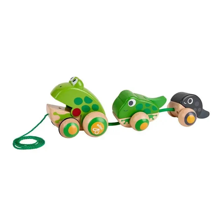Pull Along Frog Family