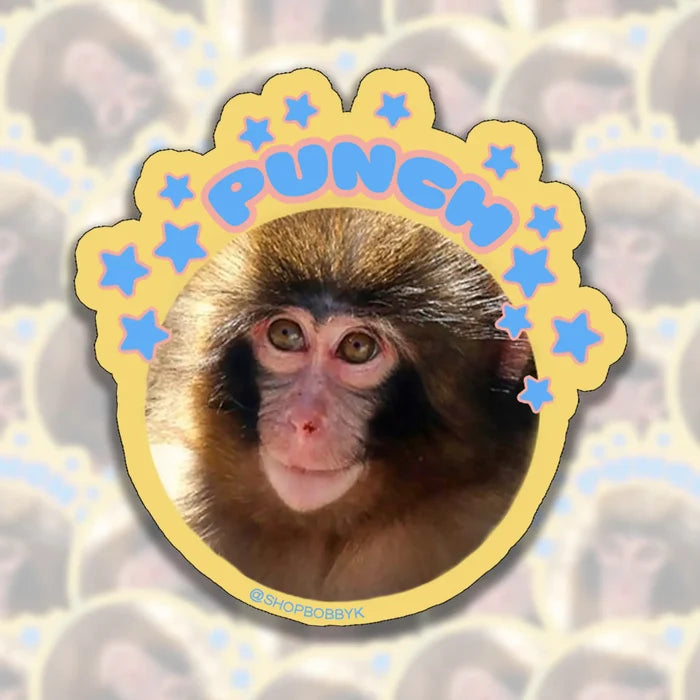 Punch (the Monkey) Sticker