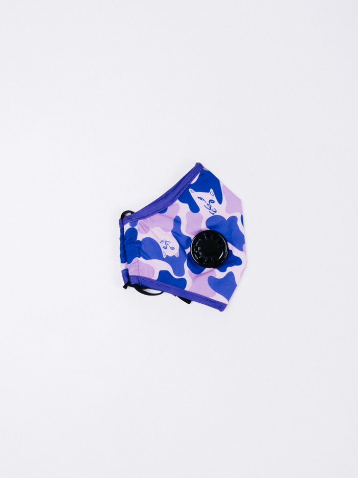 Purple Camo Face Mask - La Tienda de las Gorras