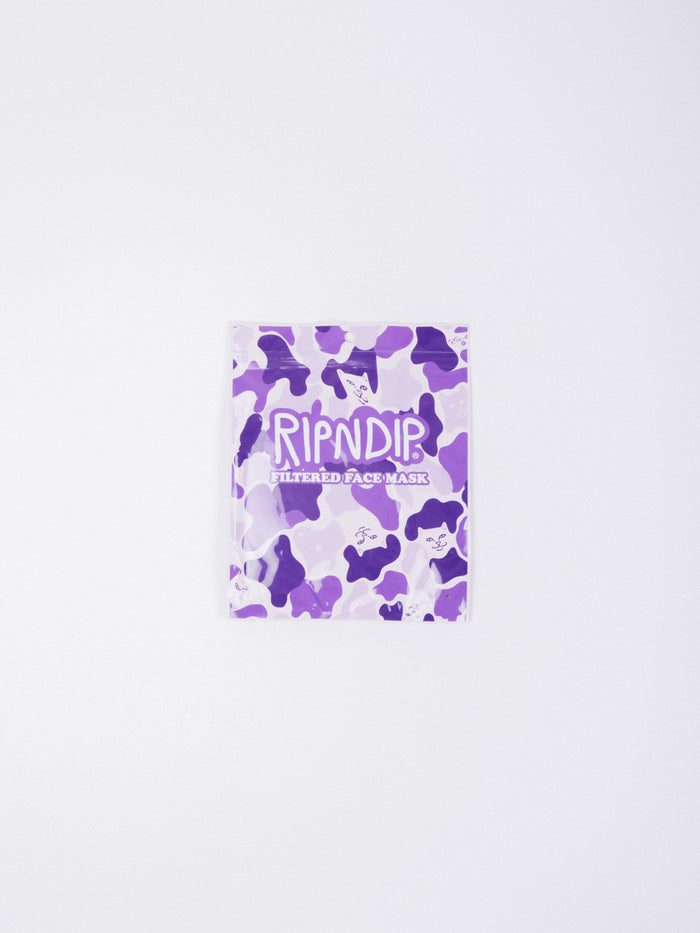 Purple Camo Face Mask - La Tienda de las Gorras