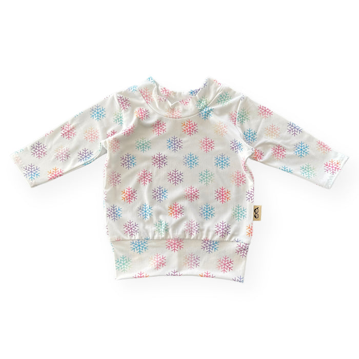 Rainbow Snowflakes Lounge Top