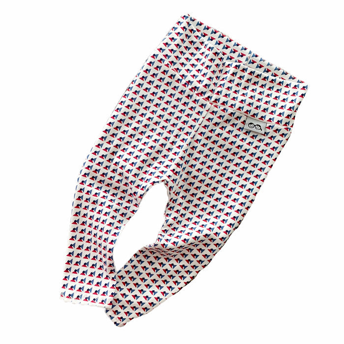 Red Blue Nautical Leggings