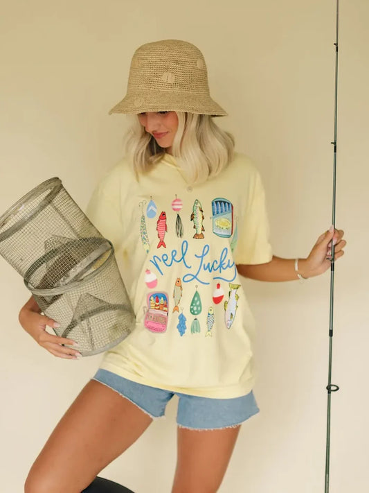 Reel Lucky Graphic Tee