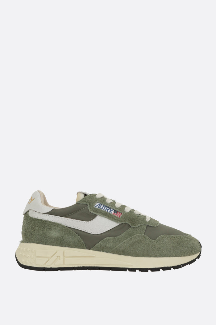 Reelwind sneakers in nylon and suede
