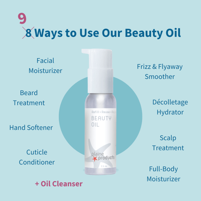 Plaine Products Refillable Beauty Oil