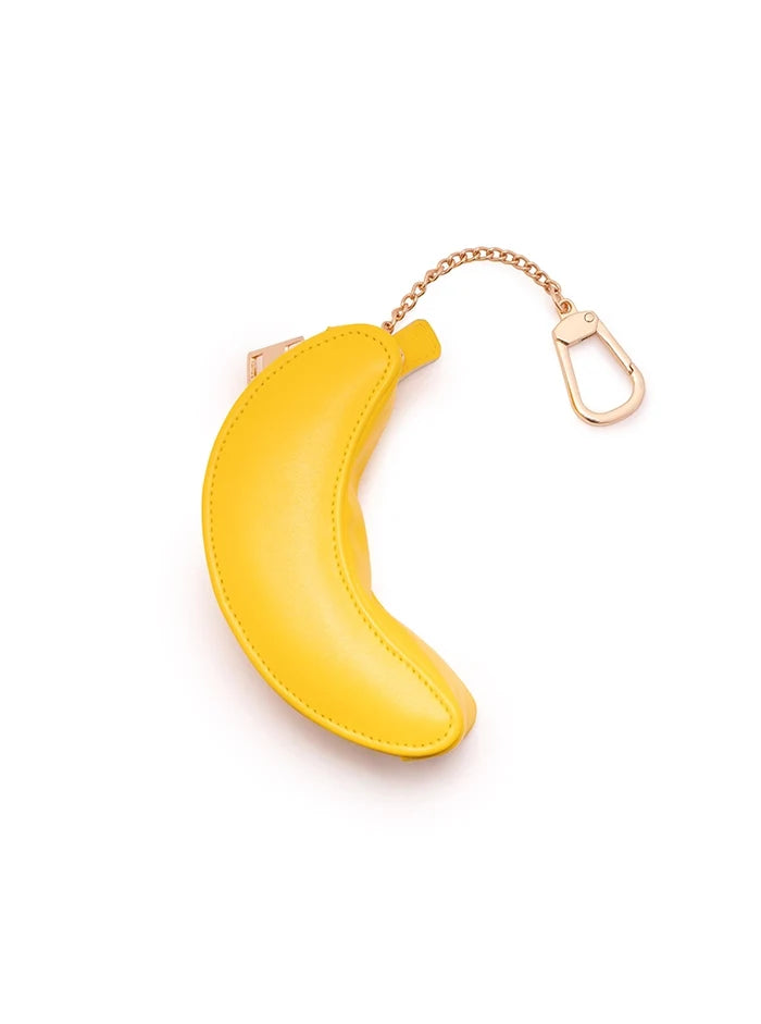 Ripe Yellow Banana - 2-in-1 Bag Charm & Reusable Shopper Bag