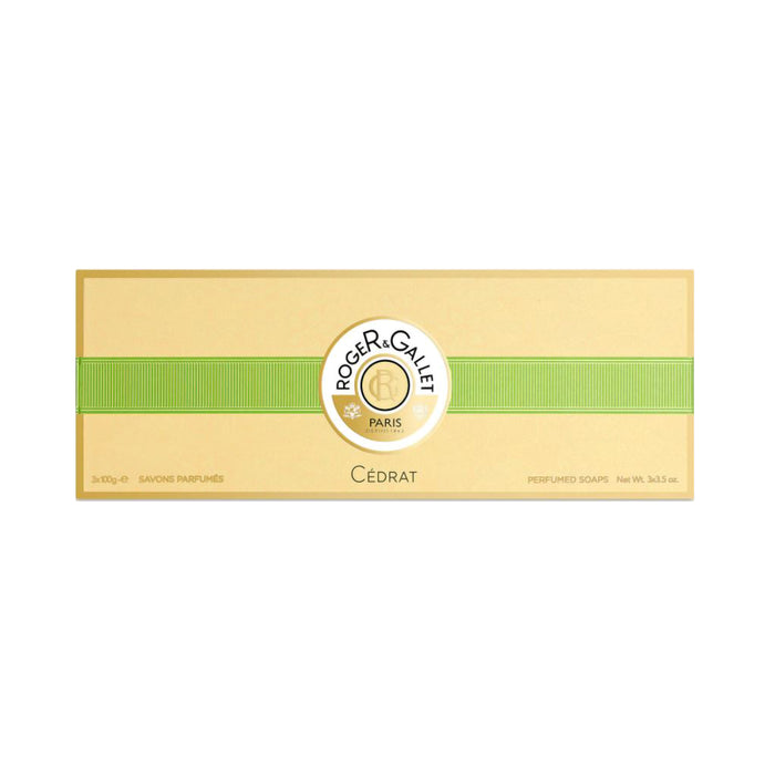 Roger & Gallet Cedrat (Citron) Soap Pack of 3