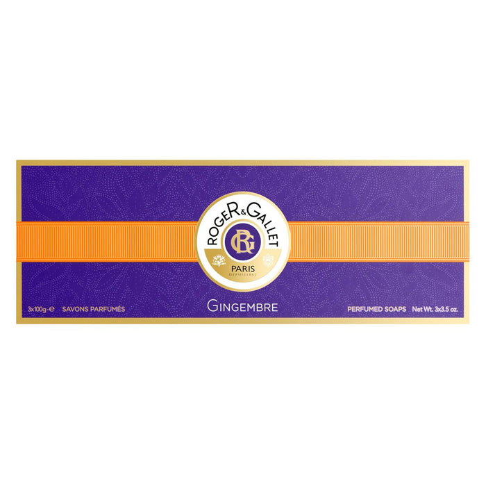 Roger & Gallet Gingembre 3 Soap Coffret