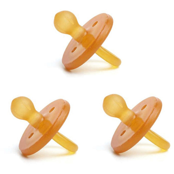 Round Natural Pacifier 3-Pack