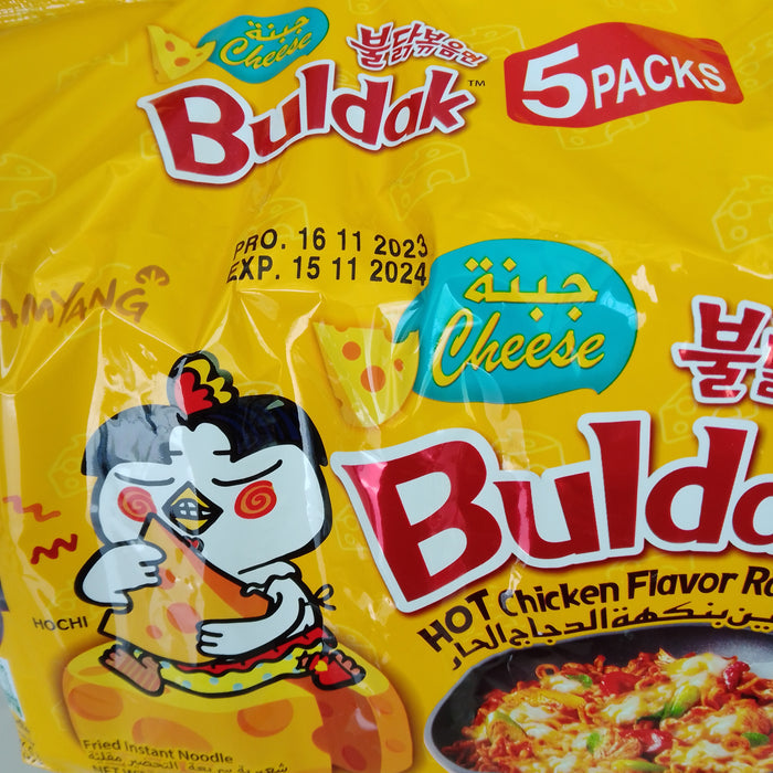 Samyang Buldak Cheese Hot Chicken Ramen 700g (5pcs)