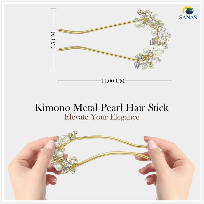 Sanas wedding hair U pin – stylish bridesmaid hair accessory