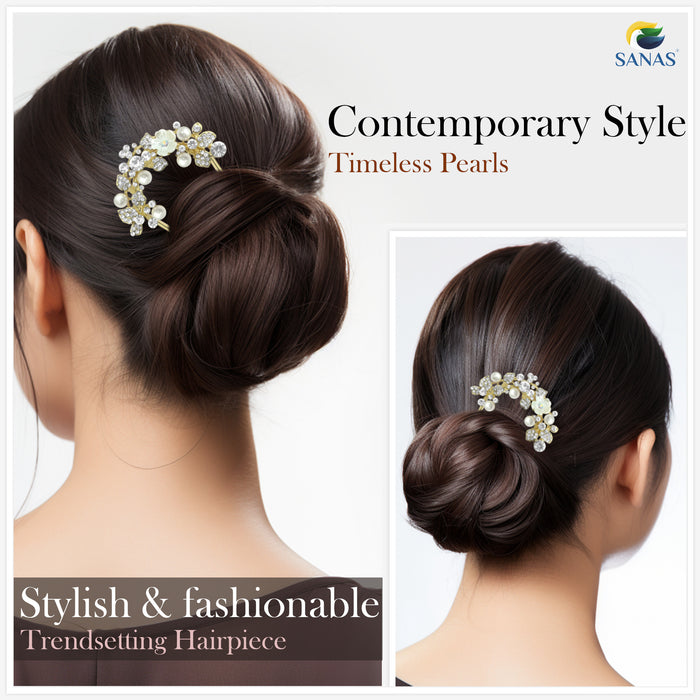 Metal hair U pin for bridesmaid updo hairstyles
