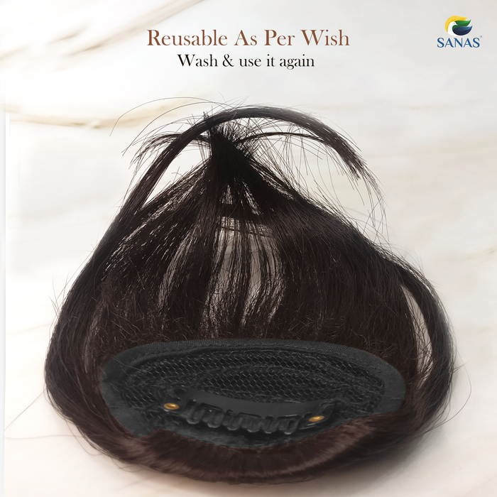 Clip In Curtain Bangs for Women