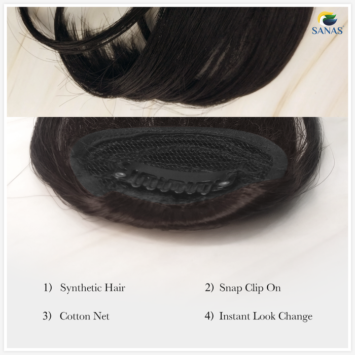 Lightweight Brown Fringe Hair Extension