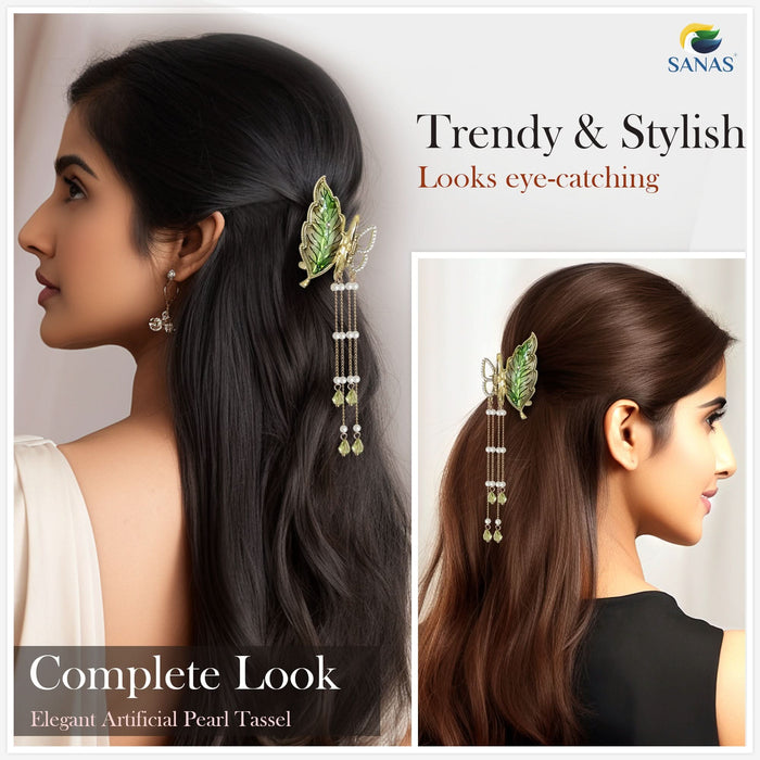 butterfly hair clip for wedding hairstyles