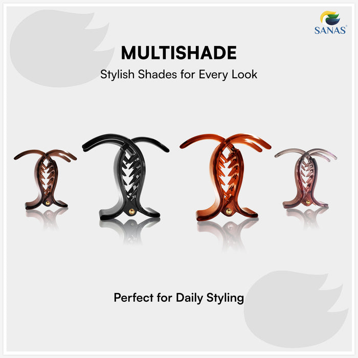 SANAS fish style claw clips for hair styling