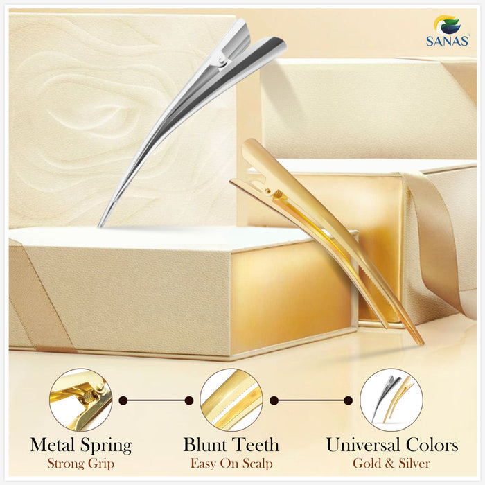 SANAS Duck Bill Hair Clips 2 Pcs – Hair Accessories For Women