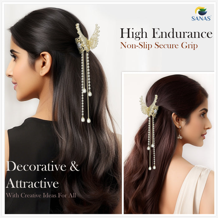 stylish butterfly hair clip for women