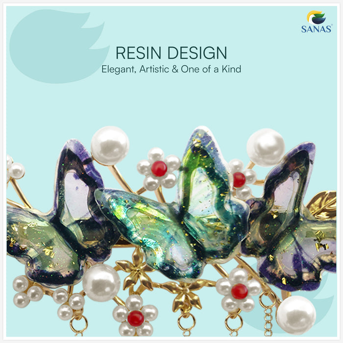 butterfly hair accessory for women