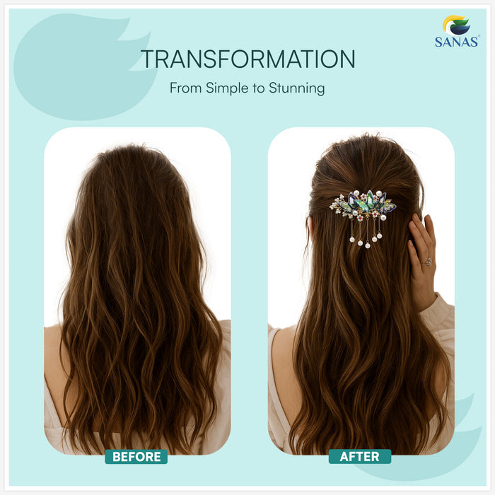 decorative butterfly hair clip