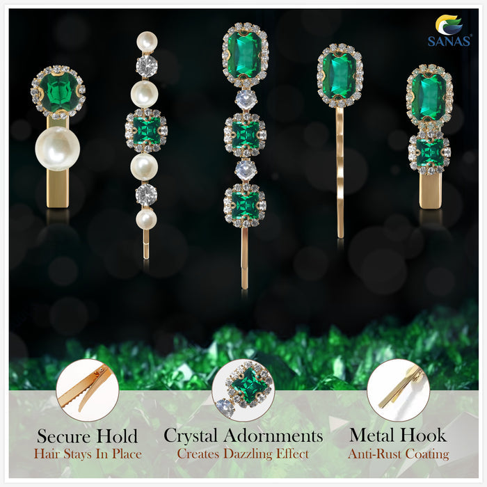 Premium hair accessories for women with sparkling rhinestones