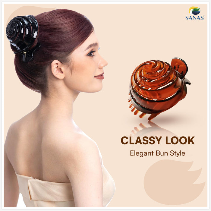 Strong grip flower claw clip