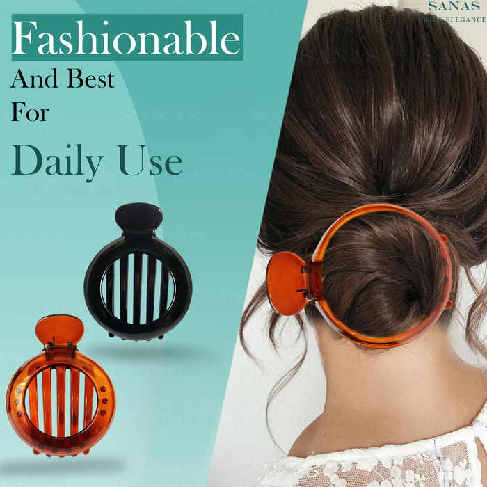 Bun clip for short hair