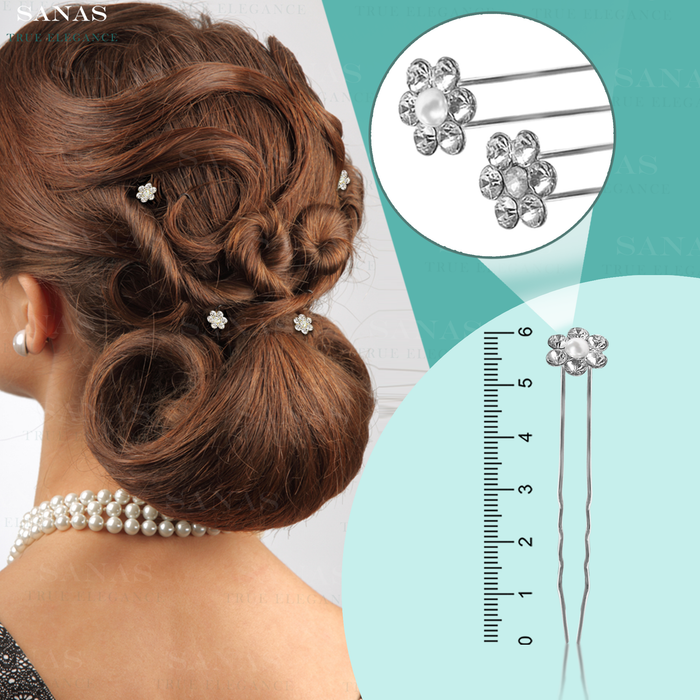 Sparkling Rhinestone Hair Accessories for Elegant Wedding Updos