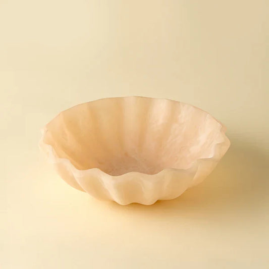 Scallop Resin Bowl | Two Sizes