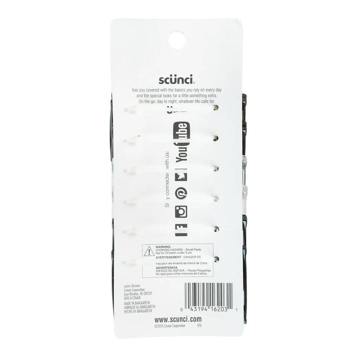 Scunci - Effortless Beauty Side Hair Combs Assorted, 12 Ct - 48 Pack