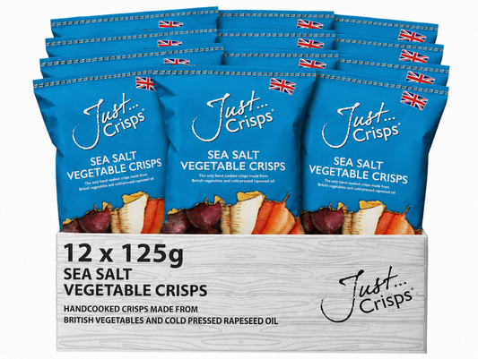 Sea Salt Vegetable Crisps 125g (Case of 12)