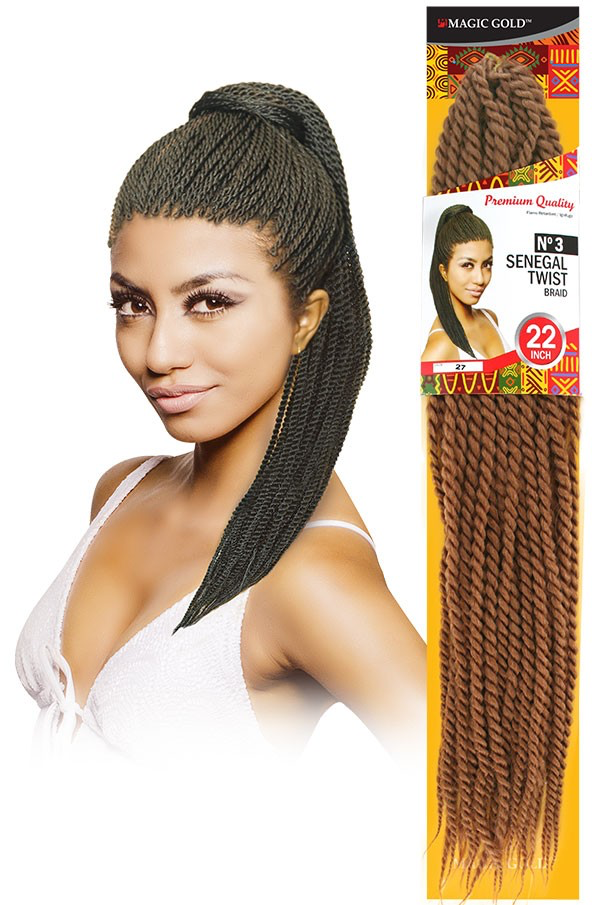 Senegal Twist Crochet Hair 22”