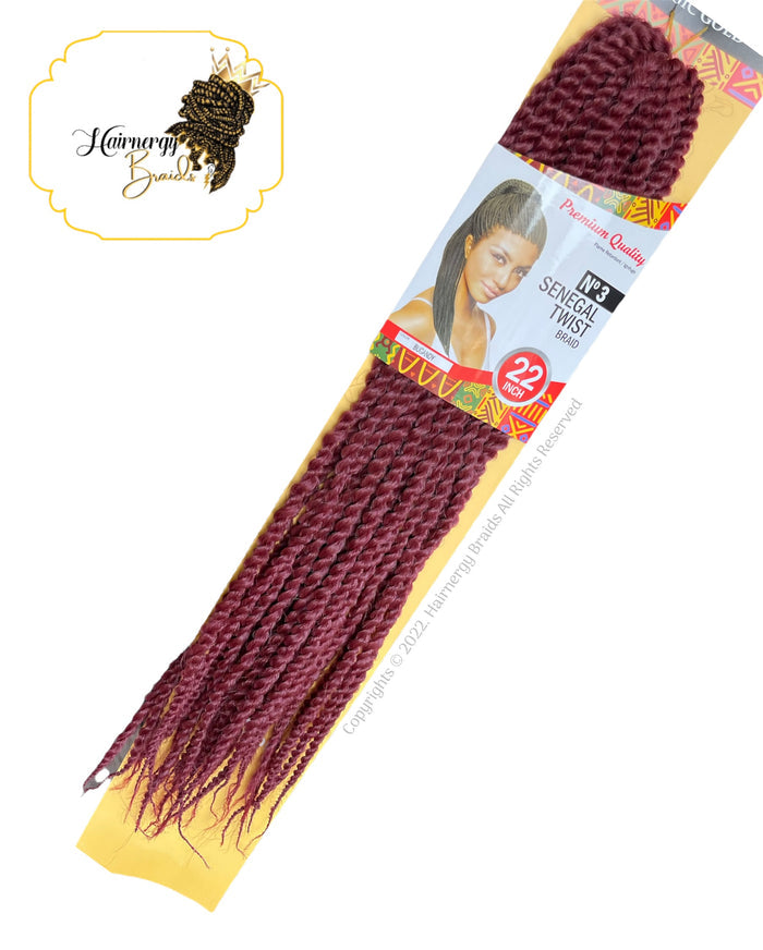 Senegal Twist Crochet Hair 22”