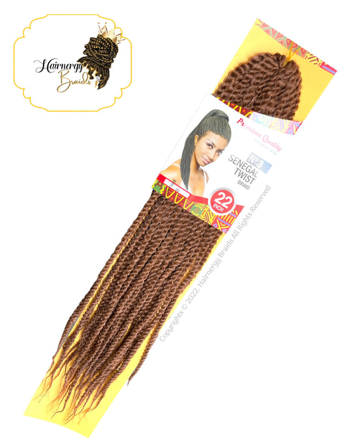 Senegal Twist Crochet Hair 22”