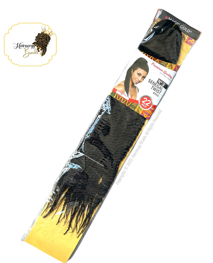 Senegal Twist Crochet Hair 22”