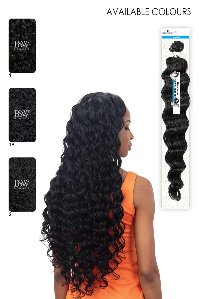 SHAKE N GO ORGANIQUE FLOWY LOOSE DEEP 24" - BSW BEAUTY CANADA