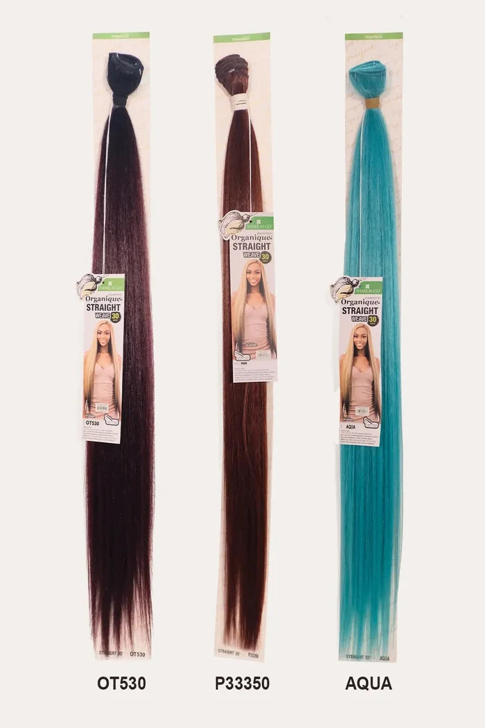 SHAKE N GO ORGANIQUE MASTERMIX WEAVE - STRAIGHT 30"