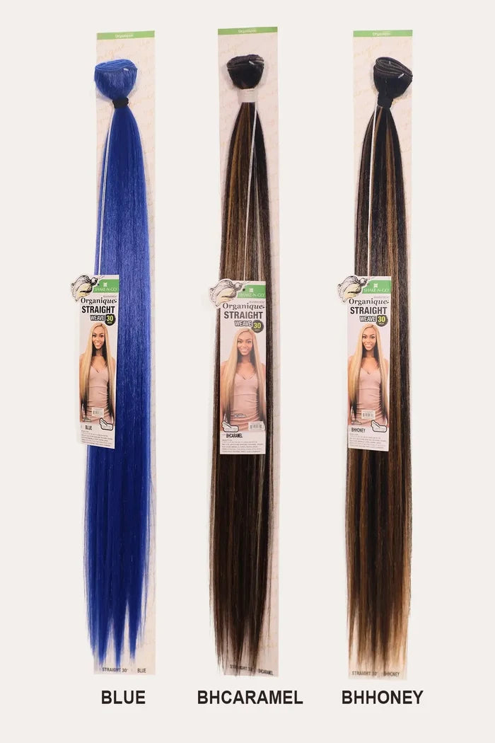 SHAKE N GO ORGANIQUE MASTERMIX WEAVE - STRAIGHT 30"
