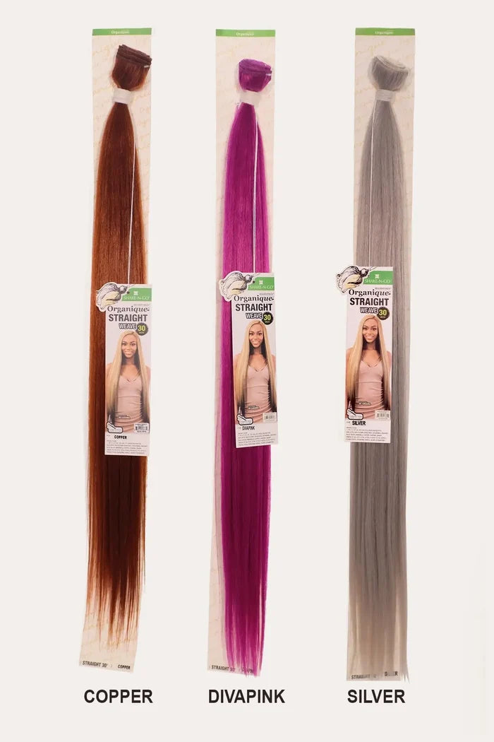 SHAKE N GO ORGANIQUE MASTERMIX WEAVE - STRAIGHT 30"