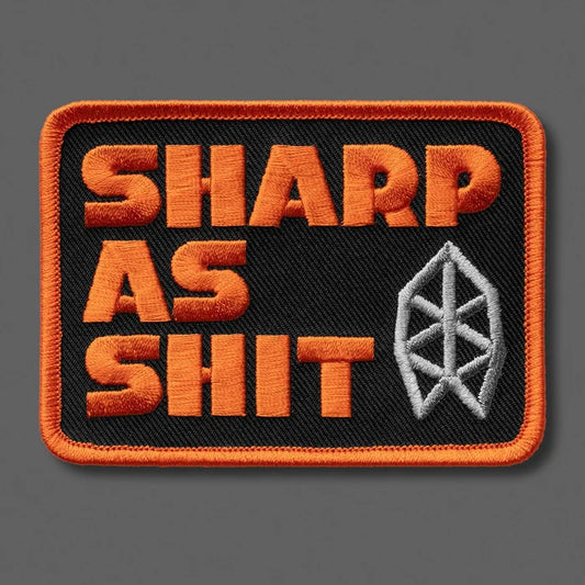 Sharp as Shit Souvenir Patch