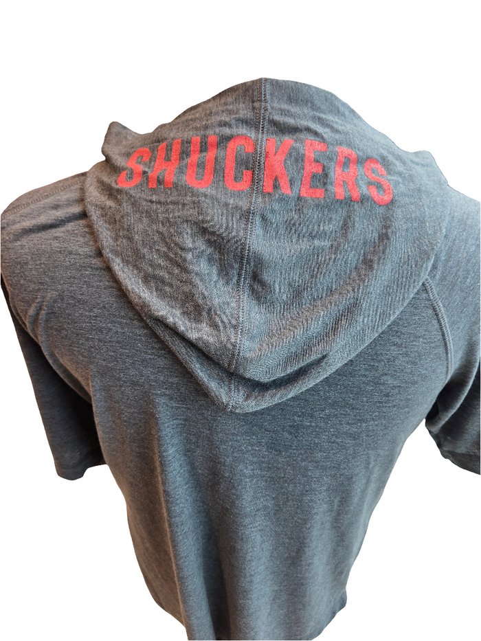 Shuckers Short Sleeve Hoodie with Batting Oyster