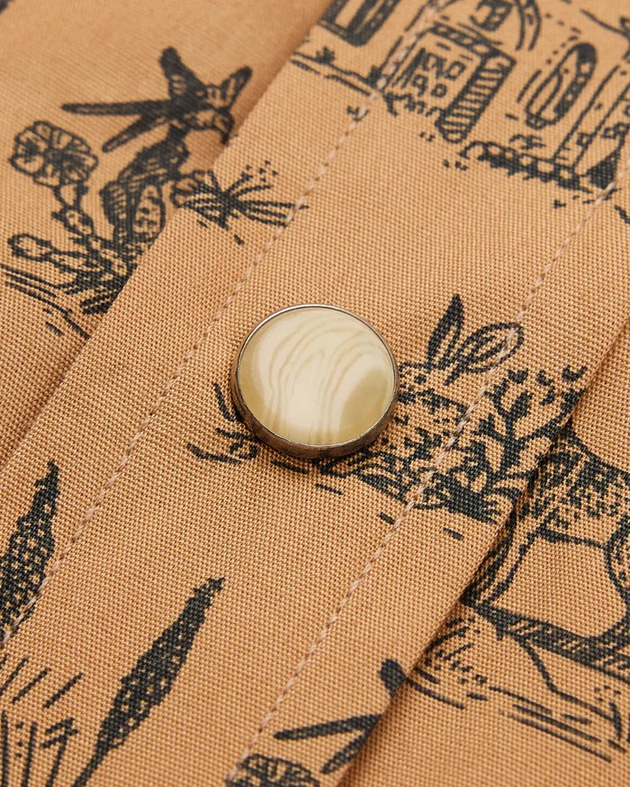 Signature Pearl Snap- West Texas Toile