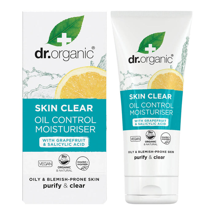 50ml tube Dr. Organic Skin Clear Oil Control Moisturiser with box.
