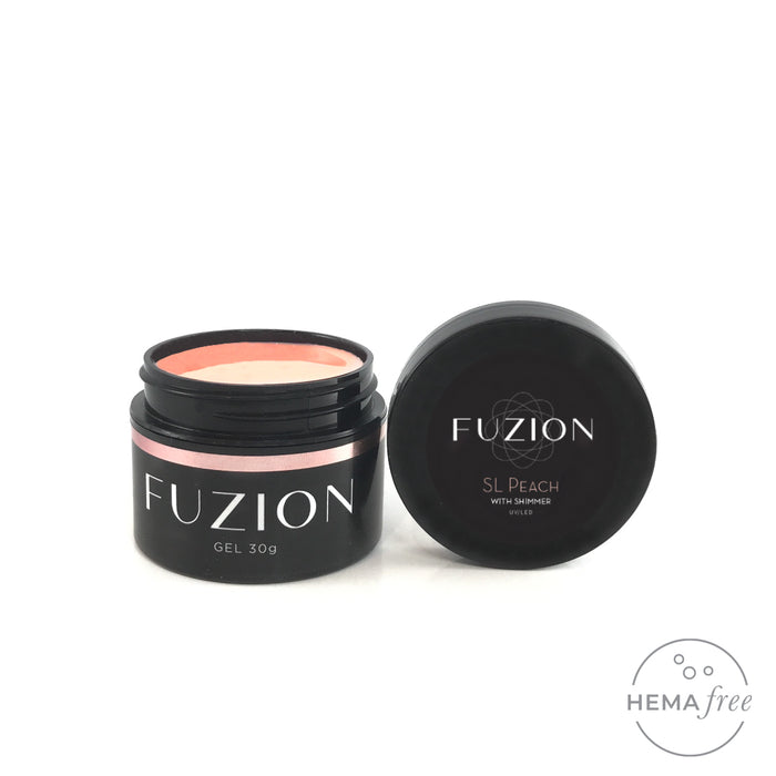 SL Peach with SHIMMER | Fuzion UV/LED Builder Gel