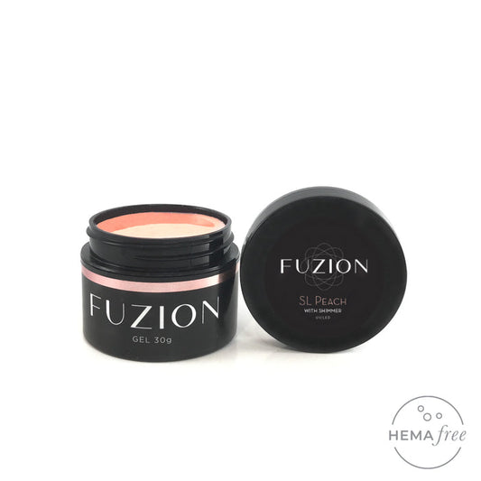 SL Peach with SHIMMER | Fuzion UV/LED Builder Gel