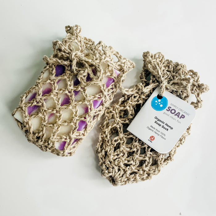 Soap Sock with Organic Hemp Fibers