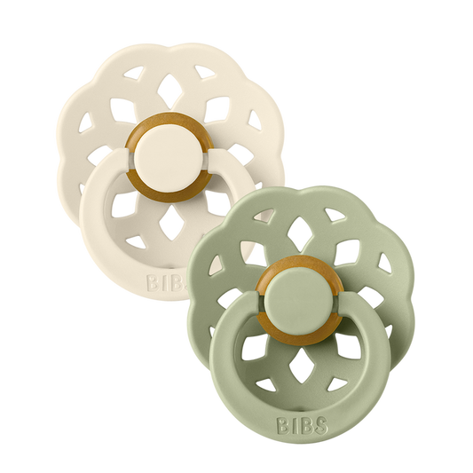 Soother - Pacifier - Boheme - 100% Natural Rubber - Size 1 - Set Of 2
