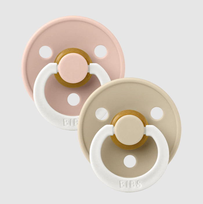 Soother - Pacifier - Glow In The Dark - 100% Natural Rubber - Size 1 - Set Of 2