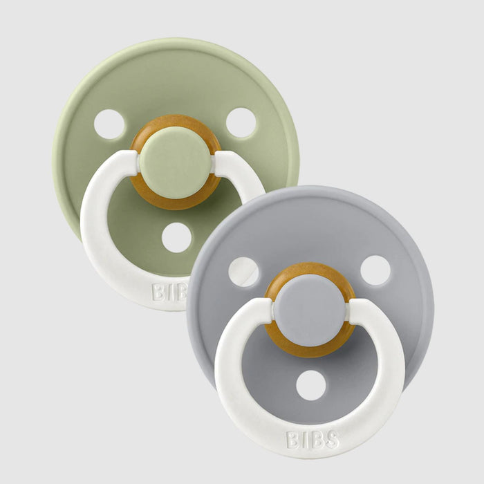 Soother - Pacifier - Glow In The Dark - 100% Natural Rubber - Size 1 - Set Of 2